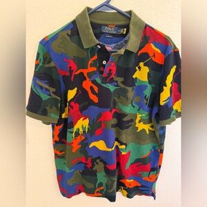 Ralph Lauren Men's Multicolor Camouflage Polo Shirt